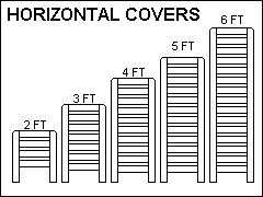 19" Wide Horizontal Covers